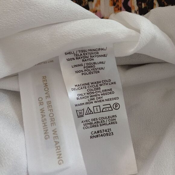 Loft Tiered Skirt Gauzy Flowy Lined Size XLT - Picture 6 of 9